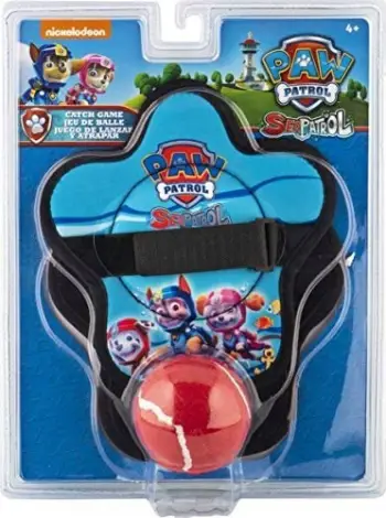 Set lojë me top SWW Paw Patrol, 2 panele velcro, top i kuq, shumëngjyrësh