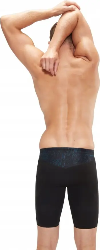 Shorte noti Speedo Endurance+ Max Compress Jammer, kompresion, për meshkuj, i zi blu