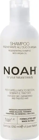 Shampo rigjeneruese Noah Argan Oil, për flokë shumë të thatë, 250ml