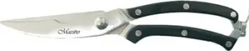 Gërshërë kuzhine Maestro MR-1460, teh 10 cm, çelik inox, dorezë druri