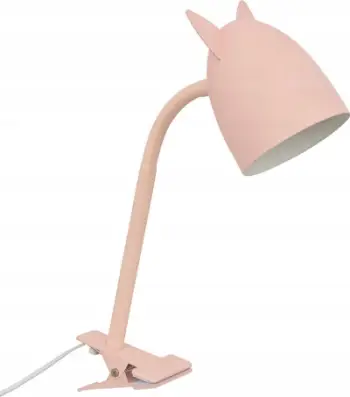 Lampë tavoline fëmijësh Atmosphera Sily, me kapëse, 43cm, rozë
