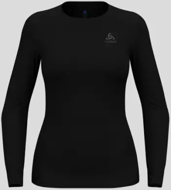 Bluzë termike femrash Odlo Active Warm Eco, mëngë të gjata, e zezë