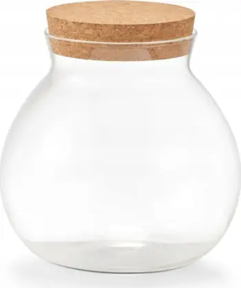Kavanoz ruajtës pa plastikë, 1050 ml, kapak tapë