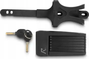 Kandari biçiklete RFR Folding Lock 7x700mm, çelik inox, me çelës, i zi