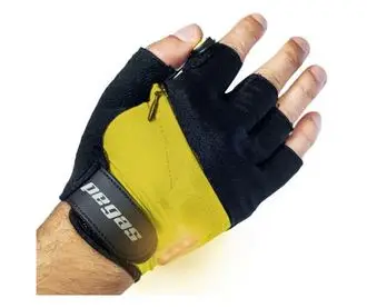 Doreza biçiklete PEGAS Gloves with LED Light, XXL, me dritë LED, e verdhë