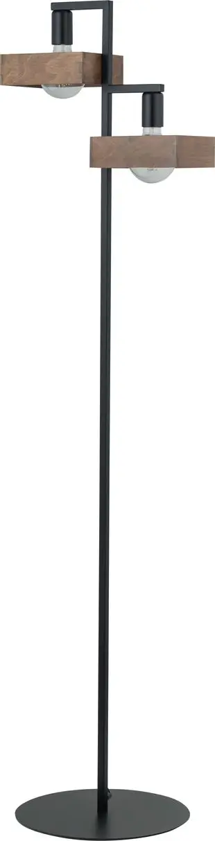 Lampë dyshemeje Sigma Lighting Robin 50273, 2xE27, 160cm, e zezë