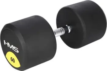 Hantelë HMS HG PRO, 60 kg, e veshur me gomë