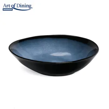 Enë ovale qeramike Heinner Serenity, 20 cm, blu