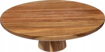 Stendë druri për tortë Secret de Gourmet, akacie, 28 cm, kafe natyrale