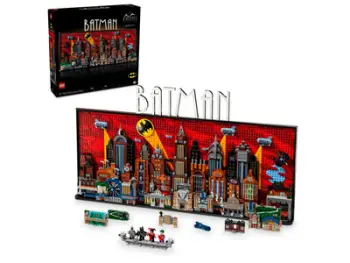 Set ndërtimi LEGO Batman The Animated Series Gotham City, për të rritur, model koleksionues