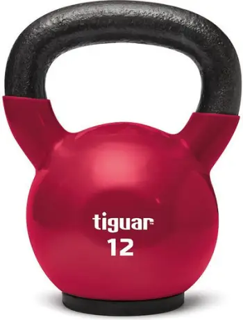 Peshë për ushtrime Tiguar TI-KB0012, 12 kg, e kuqe