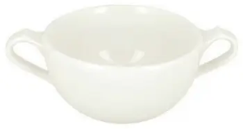Pjatë e thellë për supë RAK Porcelain Anna ANCS36, 12.2 oz, me 2 doreza, ivory