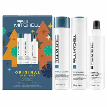 Set për flokë PAUL MITCHELL Original, shampo për flokë 300 ml + balsam 300 ml + sprej fiksues për flokë 250 ml