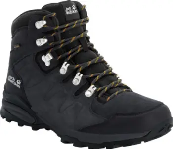 Çizme hiking Jack Wolfskin Refugio Texapore Mid, meshkuj, 42.5, gri e zezë