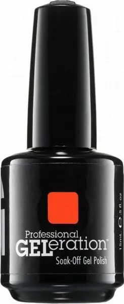 Lak gjysmë permanent për thonj Jessica GELeration GEL-947 Bindi Red, 15 ml, e kuqe