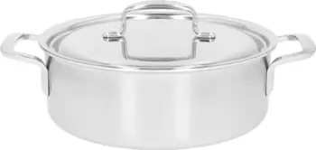 Tigan i thellë Demeyere 5-Plus, 24 cm, çelik inox, argjendtë