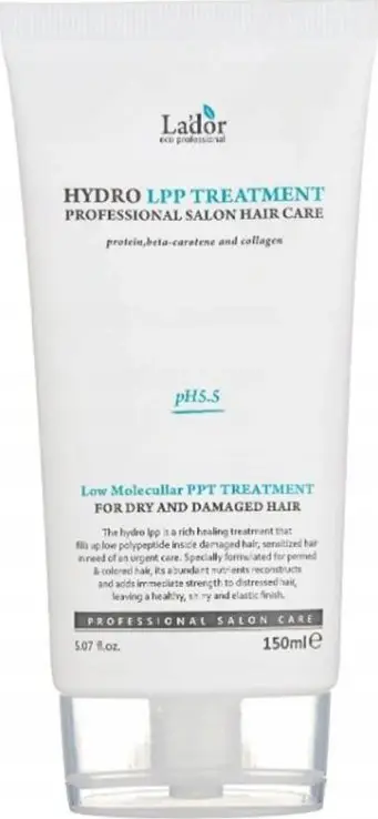 Maskë flokësh Lador Hydro LPP Treatment, rigjeneruese për flokë të dëmtuar, 150ml, e bardhë