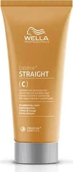 Krem drejtues flokësh Wella Professionals Creatine+ Straight C, për flokë të lyer, 200ml
