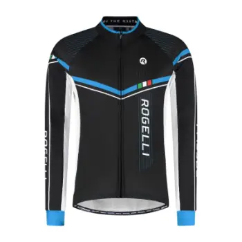 Bluzë çiklizmi Rogelli Gara Mostro II, meshkuj, mëngë të gjata, 3XL, e zezë