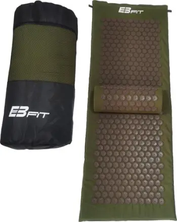 Set tapet akupresure EB FIT Akumata, 128x48cm, me jastëk, ngjyrë jeshile