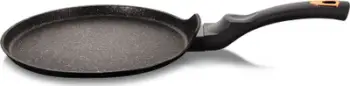Tigan për palaçinka BerlingerHaus BH-7137, 28cm, sipërfaqe mermeri, i zi