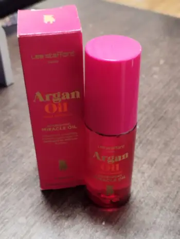 Vaj flokësh Lee Stafford Argan Oil Nourishing Miracle Oil, ushqyes, 50ml, rozë