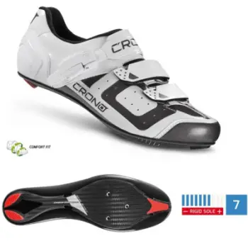 Këpucë çiklizmi rrugor Crono CR3 Nylon, për meshkuj, nr 43, të zeza