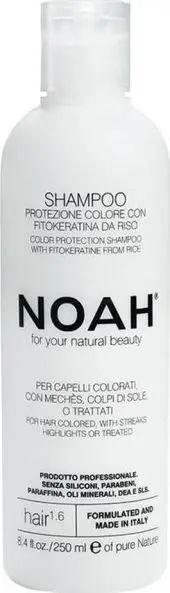 Shampo Noah Color Protect, për flokë të ngjyrosur, 250ml, e bardhë