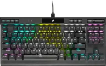 Tastierë gaming Corsair K70 RGB TKL Champion Series, optiko mekanike, USB C, e zezë