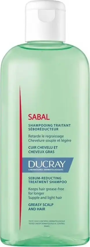Shampo për flokë të yndyrshëm Ducray Sabal, trajtuese, 200ml