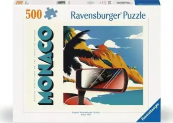 Puzzle Ravensburger Formula 1 Monaco, 500 pjesë, shumëngjyrësh