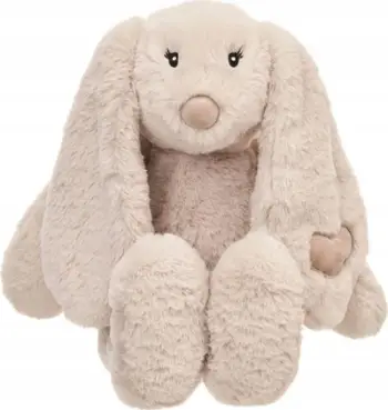 Lodër pelushi lepurush BEPPE Missimo, 34cm, shumë e butë, bezhë e çelët