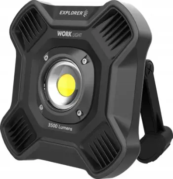 Prozhektor pune Viking Explorer B6916, LED 3500 lumen, me bateri rikarikueshme, i zi