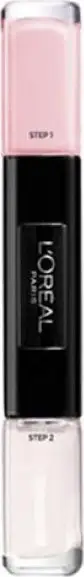 Llak thonjsh L’Oréal Paris FR2600, 2 në 1, manikyr dyhapësh, rozë
