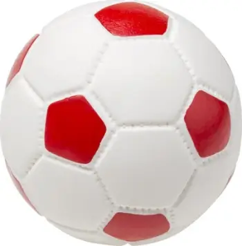 Top futbolli për qen Tullo Football Squeaky Ball, 7 cm