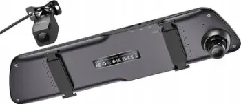 Kamerë regjistruese Hoco DV4, pasqyre e pasme, ekran 4.5" IPS, regjistrim dual, e zezë