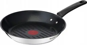 Tigan grilli Tefal Duetto+ G7334055, 26 cm, sipërfaqe jo-ngjitëse, i zi