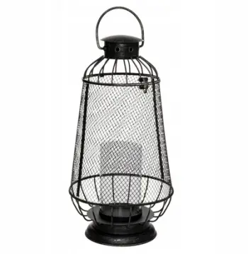Fener dekorativ Atmosphera Mesh Lantern H43.5, metal, i zi