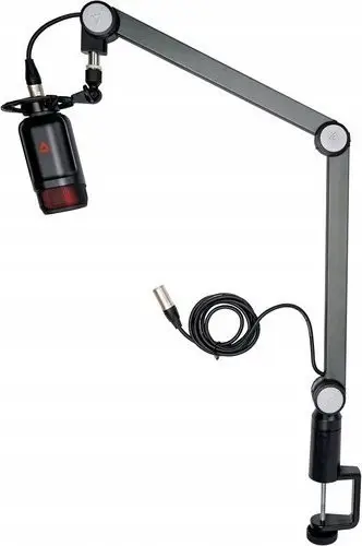 Krah boom për mikrofon Thronmax S2 Caster, me kapëse tavoline, kabllo XLR e integruar, i zi