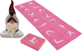 Tapet yoga Enero Fit Folding, 170 x 60 x 0.5 cm, PVC, rozë