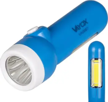 Elektrik dore Vayox VA0087, me bateri të rikarikueshme, dritë anësore COB, blu