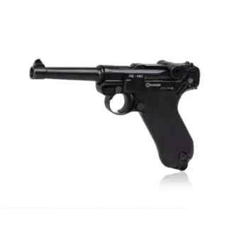 Pistoletë ajri Ranger Luger P08 Parabellum, 4.5mm BB, metalike, e zezë