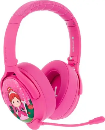Kufje për fëmijë Onanoff Buddyphones Cosmos Plus, ANC, me mikrofon, rozë