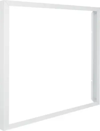 Kornizë tavanore LEDlife për panel LED, 600x600mm, alumin, e bardhë