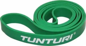 Shirit rezistence Tunturi Power Band Medium, rezistencë mesatare, latex, jeshil