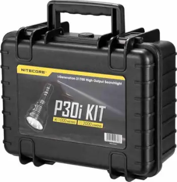 Elektrik dore Nitecore P30i Hunting Kit, 2000 lumens, bateri 21700, i zi