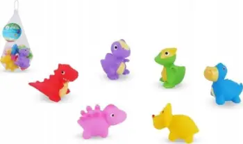 Set lodrash për banjë Tega Baby Tiere Dinosaurs, 6 pjesë, shumëngjyrëshe