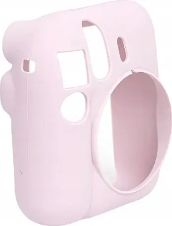 Këllëf silikoni LoveInstant për Fujifilm Instax Mini 12, pouch, rozë