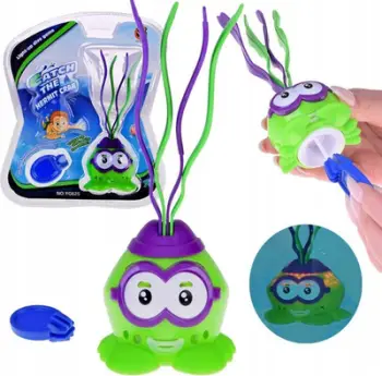 Lodër uji Jokomisiada Glowing Crab SP0777, me drita, për banjë dhe pishinë, jeshile vjollcë
