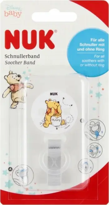 Rrip dhe kapëse biberoni Disney Winnie the Pooh, universal, pa BPA, shumëngjyrësh